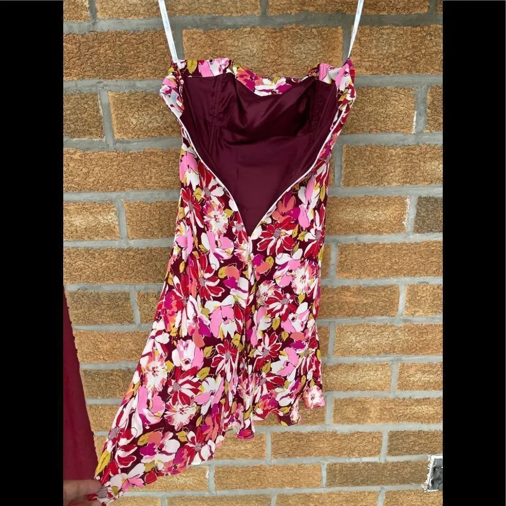 SHOSHANNA - SILK STRAPLESS DRESS 2 - Picture 9 of 10